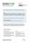 Research paper thumbnail of Achievements and perspectives in designing a set of convergence indicators in European higher education