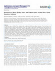 Research paper thumbnail of Assessment of Water Quality Status and Pollution Index in Musi River, South Sumatera, Indonesia