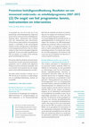 Research paper thumbnail of (2) De oogst van het programma: kennis, instrumenten en interventies