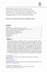 Research paper thumbnail of Relict marsupial (Dromiciops) from Southern South American temperate rainforests: Threatened by habitat loss, fragmentation, and transformation