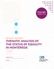 Research paper thumbnail of Regional Overview : Thematic Analysis of the Status of Equality in Monteregie