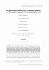 Research paper thumbnail of The Beliefs about Paranoia Scale: Preliminary Validation of a Metacognitive Approach to Conceptualizing Paranoia