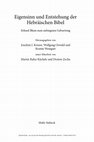 Research paper thumbnail of Jerobeam und seine Kulthöhen. Geschichte als Argument in religiösen Diskurs der Perserzeit, in: J.J. Krause, W. Oswald und K. Weingart (hgg.), Eigensinn und Entstehung des Alten Testaments, FS Erhard Blum (FAT 136), Tübingen: Mohr Siebeck 2020, 315-330.