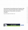 Research paper thumbnail of Neurotrophically Induced Mesenchymal Progenitor Cells Derived from Induced Pluripotent Stem Cells Enhance Neuritogenesis via Neurotrophin and Cytokine Production