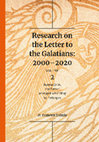 Research paper thumbnail of Research on the Letter to the Galatians 2000-2020. Volume 2.