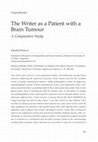 Research paper thumbnail of The Writer as a Patient with a Brain Tumour