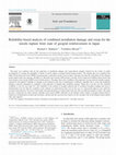 Research paper thumbnail of Reliability-based analysis of combined installation damage and creep for the tensile rupture limit state of geogrid reinforcement in Japan