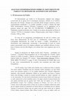 Research paper thumbnail of ALGUNAS CONSIDERACIONES SOBRE EL DOCUMENTO DE FAKILO