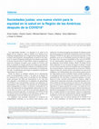 Research paper thumbnail of Sociedades justas: una nueva visión para la equidad en la salud en la Región de las Américas después de la COVID19