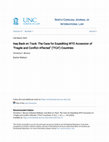 Research paper thumbnail of Christina C. Benson & Bashar Malkawi, Iraq Back on Track: The Case for Expediting WTO Accession of Iraq Back on Track: The Case for Expediting WTO Accession of "Fragile and Conflict Affected" ("FCA") Countries "Fragile and Conflict Affected" ("FCA") Countries