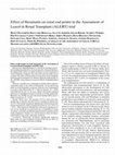 Research paper thumbnail of Effect of fluvastatin on renal end points in the Assessment of Lescol in Renal Transplant (ALERT) trial