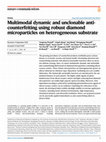 Research paper thumbnail of Multimodal dynamic and unclonable anti-counterfeiting using robust diamond microparticles on heterogeneous substrate