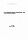 Research paper thumbnail of Research Working Paper Series "Advanced International Economics" EFFECTS OF RUSSIAN AND CHINESE COLLABORATION ON GLOBAL TRADE