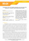 Research paper thumbnail of The importance of the order of addition of ingredients in the natural rubber (NR) mixing process: A qualitative analysis through molecular modeling