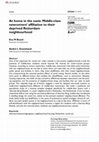 Research paper thumbnail of At home in the oasis: Middle-class newcomers’ affiliation to their deprived Rotterdam neighbourhood