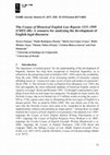 Research paper thumbnail of The Corpus of Historical English Law Reports 1535–1999 (CHELAR): A resource for analysing the development of English legal discourse