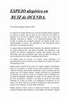 Research paper thumbnail of ESPEJO alegórico en RUIZ de OCENDA