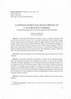 Research paper thumbnail of Roman Marocain Francophone et L'Alternance Codique