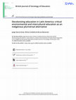 Research paper thumbnail of Decolonizing education in Latin America: critical environmental and intercultural education as an indigenous pluriversal alternative