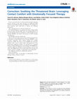 Research paper thumbnail of Correction: Soothing the Threatened Brain: Leveraging Contact Comfort with Emotionally Focused Therapy