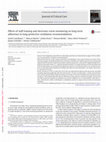 Research paper thumbnail of Effects of staff training and electronic event monitoring on long-term adherence to lung-protective ventilation recommendations