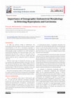 Research paper thumbnail of Importance of Sonographic Endometrial Morphology in Detecting Hyperplasia and Carcinoma