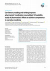 Research paper thumbnail of Can literary reading and writing improve pharmacists’ medication counselling? A feasibility study of pharmacists’ efforts to achieve competence in narrative medicine