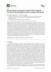 Research paper thumbnail of Private Forest Governance, Public Policy Impacts: The Forest Stewardship Council in Russia and Brazil