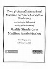 Research paper thumbnail of DISTANCE LEARNING APPLICATION FOR POST GRADUATE STUDIES OF SEAFARING OFFICERS [en]