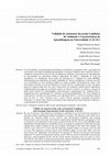 Research paper thumbnail of Validade de constructo da escala Condições do Ambiente e Características de Aprendizagem na Universidade (CACAU)