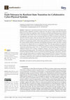 Research paper thumbnail of Fault-Tolerance by Resilient State Transition for Collaborative Cyber-Physical Systems