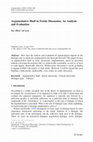 Research paper thumbnail of Argumentative Bluff in Eristic Discussion: An Analysis and Evaluation