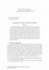 Research paper thumbnail of Arguments in favour of Global Antirealism