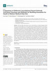 Research paper thumbnail of Comparison of Different Convolutional Neural Network Activation Functions and Methods for Building Ensembles for Small to Midsize Medical Data Sets