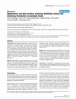 Research paper thumbnail of Meperidine and skin surface warming additively reduce the shivering threshold: a volunteer study