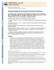 Research paper thumbnail of Dantrolene Reduces the Threshold and Gain for Shivering