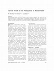 Research paper thumbnail of Current Trends in the Management of Haemorrhoids