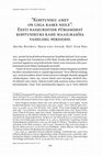 Research paper thumbnail of “Kohtuniku amet on liiga raske neile”: Eesti naisjuristide pürgimisest kohtunikuks kahe maailmasõja vahelisel perioodil [Abstract: “Judge’s work is too hard for them”: aspirations of Estonian female lawyers to become a judge in the interwar period]