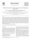 Research paper thumbnail of Failure mode analysis of carbide cutting tools used for machining titanium alloy