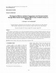 Research paper thumbnail of The Impact of Wind on Ambient Temperature and Thermal Comfortthrough Wind Catcher by Employing PMV-A Case of Salehi's House inShiraz, Iran