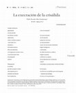 Research paper thumbnail of La execración de la crisálida