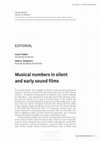 Research paper thumbnail of Musical numbers in silent and early sound films