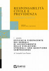 Research paper thumbnail of Efficacia fidefacente dei verbali di accertamento delle violazioni stradali: una questione sempreverde