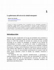 Research paper thumbnail of La gobernanza del ocio en la ciudad emergente