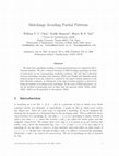 Research paper thumbnail of Matchings Avoiding Partial Patterns