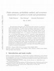 Research paper thumbnail of Finite Automata, Probabilistic Method, and Occurrence Enumeration of a Pattern in Words and Permutations