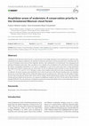 Research paper thumbnail of Amphibian areas of endemism: A conservation priority in the threatened Mexican cloud forest