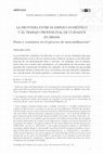 Research paper thumbnail of La frontera entre el empleo doméstico y el trabajo profesional de cuidados en Brasil. Pistas y correlatos en el proceso de mercantilización