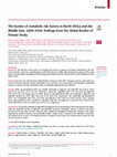 Research paper thumbnail of The Burden of Metabolic Risk Factors in North Africa and the Middle East, 1990-2019: Findings from the Global Burden of Disease Study