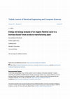 Research paper thumbnail of Energy and exergy analysis of an organic Rankine cycle in biomass-based forest products manufacturing plant